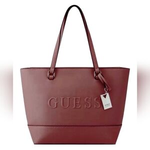 Guess "Artemis" Large Maroon Tote Purse